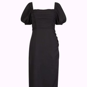 French connection afina Verona ruched midi dress